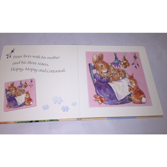 The Peter Rabbit Jigsaw Puzzle Book by Potter, Beatrix - Picture 4 of 13